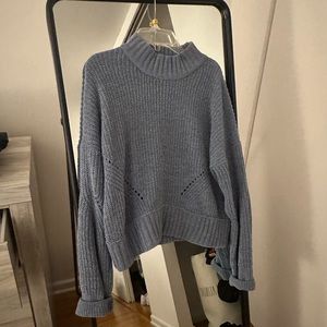 Blue chunky sweater